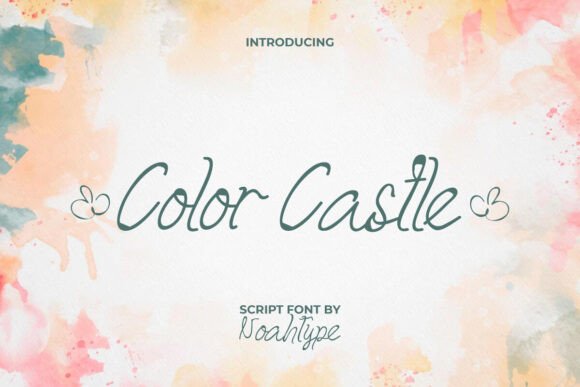 Color Castle: A Charming Script for Creative Design