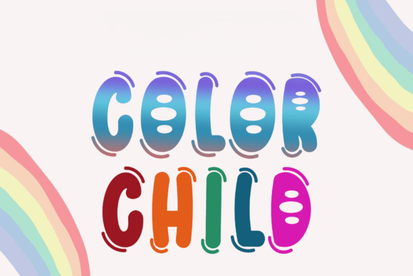 Color Child: A Playful Typeface for Vibrant Design Projects