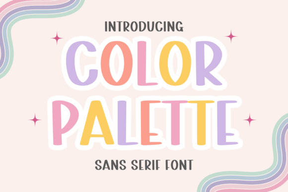 Color Pallete: A Charming Typeface for Creative Projects