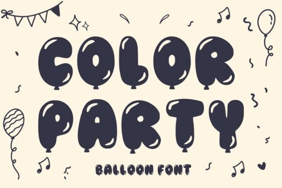 Color Party: A Typeface for Instant Joy