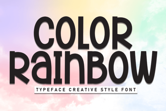 Color Rainbow: A Handwritten Font for Vibrant Designs
