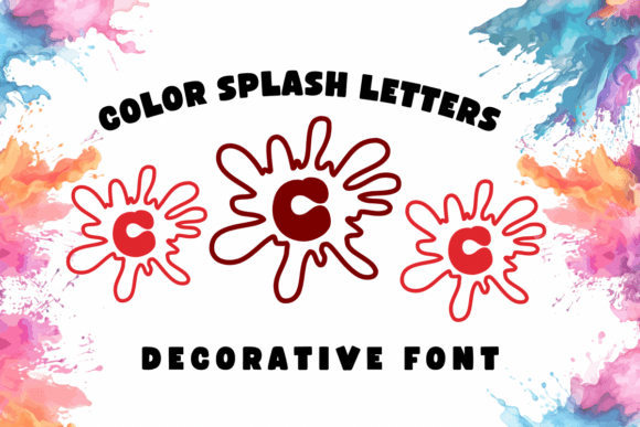Color Splash Letters: Elevate Your Visual Design