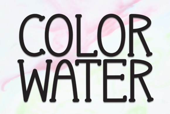 Color Water: The Handwritten Font for Playful & Personal Design