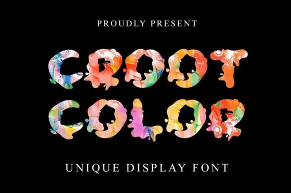 Croot Color: A Playful Font for Creative Design