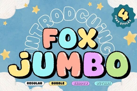 Fox Jumbo Font Family: A Playful Powerhouse for Modern Design