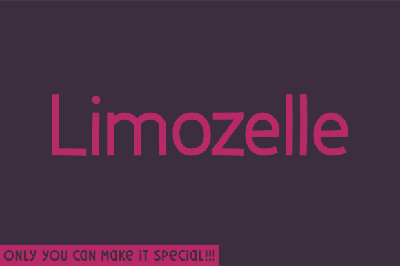Limozelle: A Dynamic Font for Modern Brands
