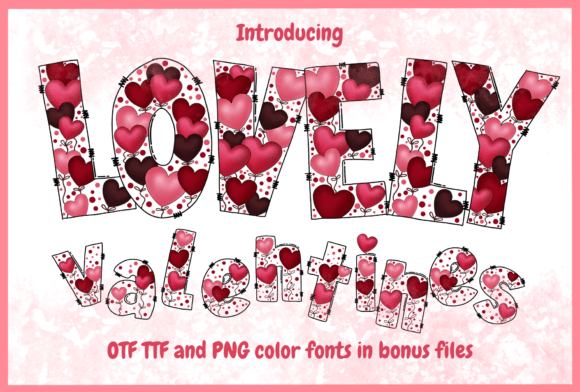 Lovely Valentines: A Charming Decorative Font for Heartfelt Design