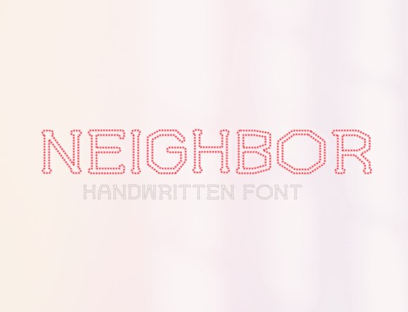 Neighbor: Crafting Distinctive Design Through Unique Typography