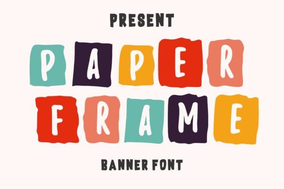 Paper Frame: A Playful Font for Creative Branding