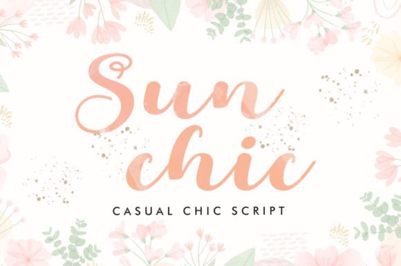 Sunchic: Elevating Design with Sun Chic Bold Script